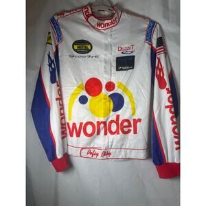Wonder Bread NASCAR Racing Jacket Jeffy Bibby Nextel Cup Series Mens M L